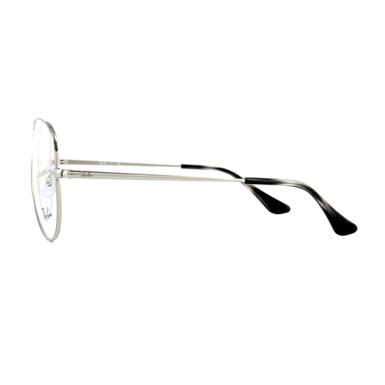 Ray-Ban Glasses Frames 6489 Aviator 2501 Silver 55mm - Image 3