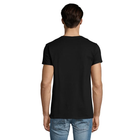 SOLS Mens Imperial V Neck T-Shirt (Deep Black)