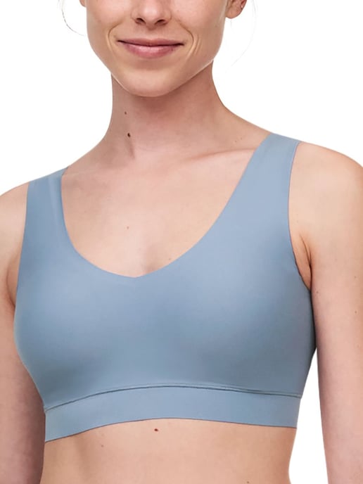 SoftStretch V-Neck Jersey Crop Top