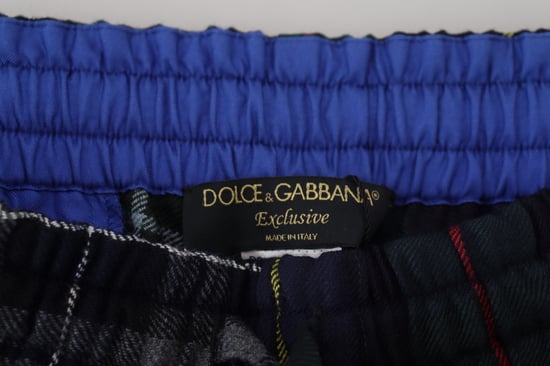 Checkered Wool Jogger Pants - Image 6