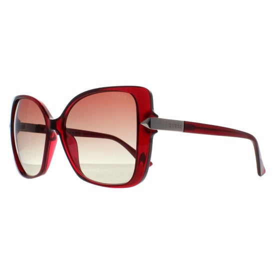 Guess Butterfly Womens Shiny Bordeaux Brown Gradient GU7820