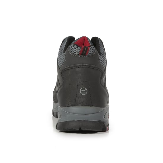 Regatta Mens Mudstone Safety Boots (Ash/Rio Red)