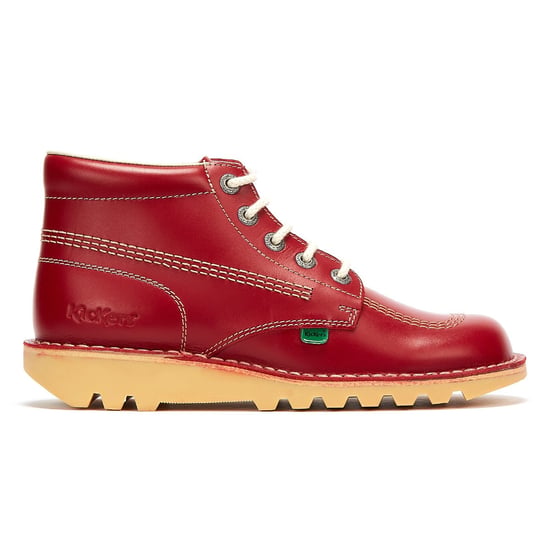 Kickers Kick Hi Mens Red Leather Boots - Image 5