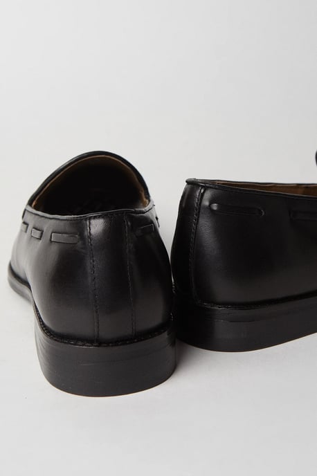 Black Tassel Penny Loafers