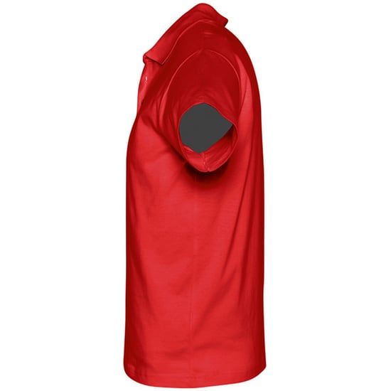 SOLS Heren Prescott Jersey Poloshirt met korte mouwen (Rood) - Image 3