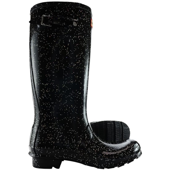 Hunter Giant Glitter Barn Svarta Gummistövlar - Image 5