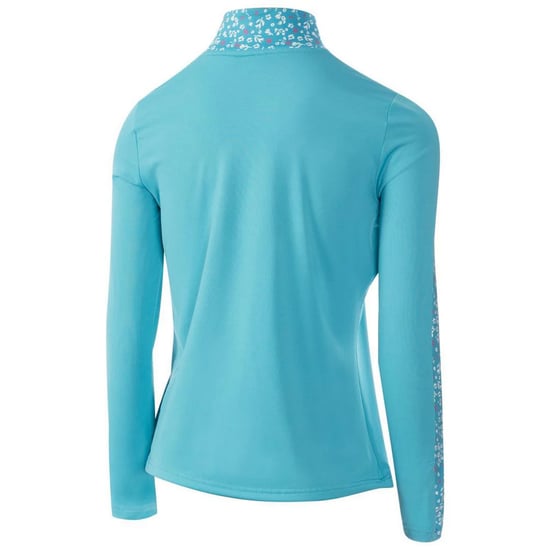 Island Green Dames/Dames Bloemen Base Layer Top (Aqua) - Image 2