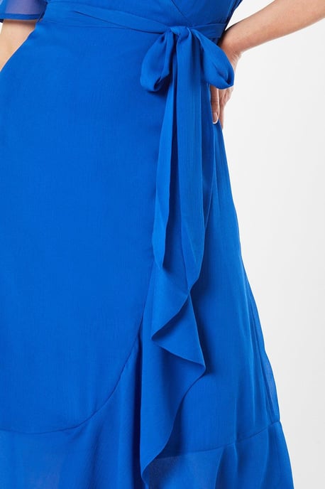 Ruffle Wrap Dress - Image 4