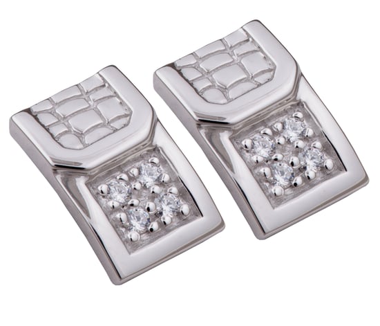 Orphelia Dames 925 Sterling Zilveren Stud Oorbellen - Zilver ZO-5902 - Image 1