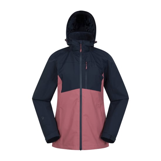 Mountain Warehouse Womens/Ladies Rainforest II Extreme Colour Block Waterproof Jacket (Navy)