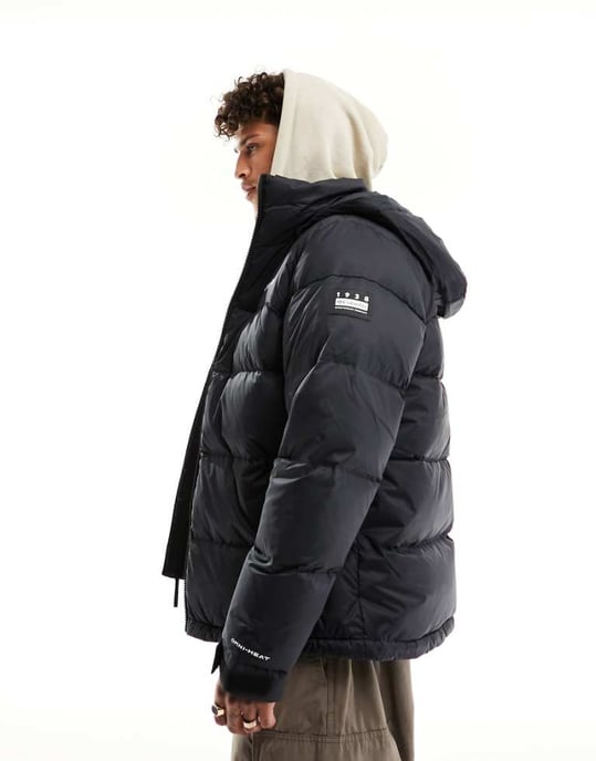 Columbia Bulo Point II packable down puffer jacket in black - Image 1
