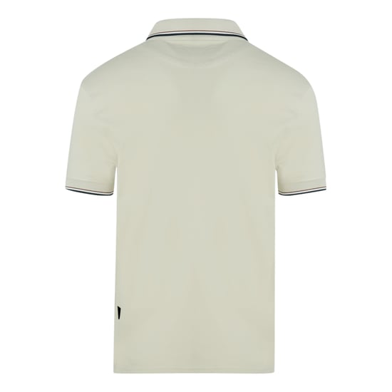 Aquascutum A Logo Biege Polo Shirt - Image 2