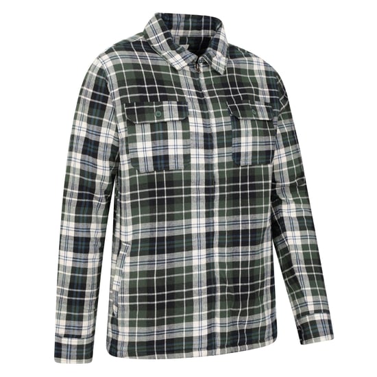 Mountain Warehouse Mens Stream II Flannel Lined Shirt (Khaki) - Image 3