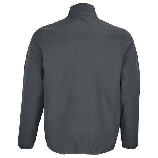 SOLS Mens Falcon Soft Shell Jacket (Charcoal Grey Solid) - Image 2