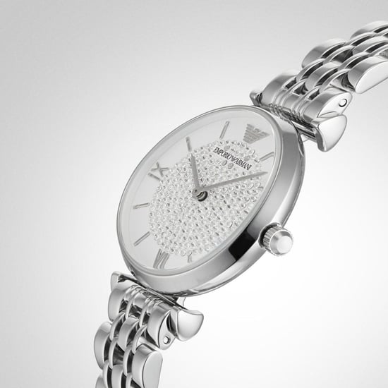 Emporio Armani AR1925 T-Bar Stainless Steel Ladies Watch