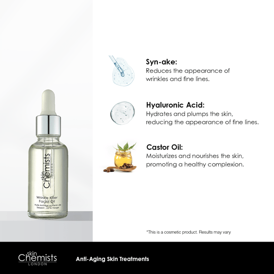 skinChemists Wrinkle Killer Facial Oil 30ml