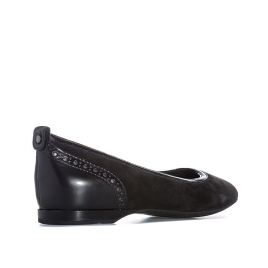 Women's Geox Lamulay Ballerina Shoes in Black - Image 3