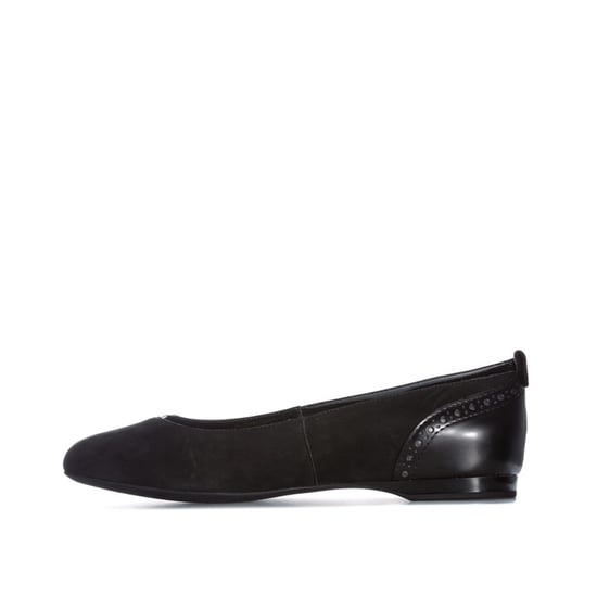 Women's Geox Lamulay Ballerina Shoes in Black - Image 6