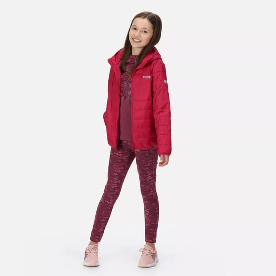 Regatta Childrens/Kids Hillpack Hooded Jacket (Berry Pink)