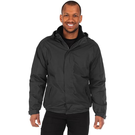 Regatta Mens Dover Waterproof Windproof Jacket (Black/Ash)