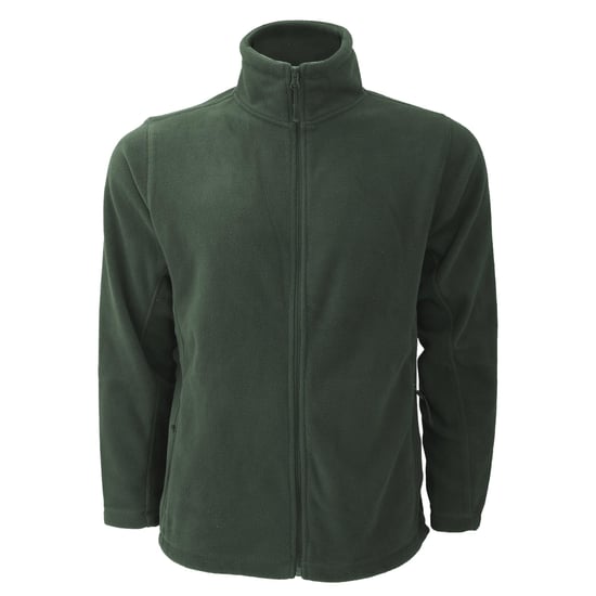 Russell Mens Full Zip Outdoor Fleece Jacket (Bottle Green) - Image 1