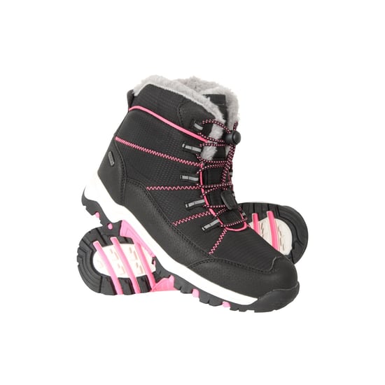 Mountain Warehouse Childrens/Kids Comet Waterproof Snow Boots (Black)