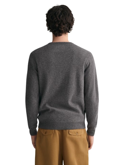 GANT Mens Superfine Lambswool Crew Neck Jumper - Image 2