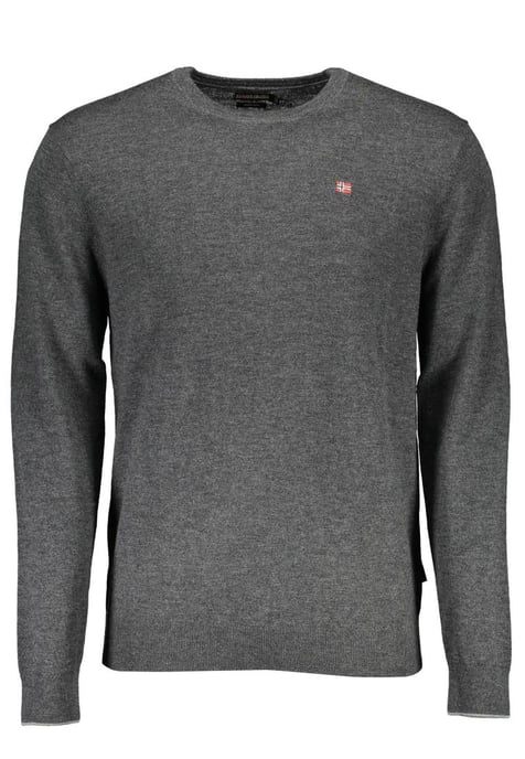 Napapijri Men's Gray Wool Shirt - Image 1