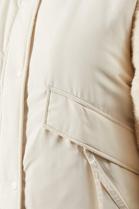 Padded Puffer Zip Pocket Gilet