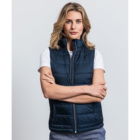 Russell Womens/Ladies Nano Body Warmer (French Navy)