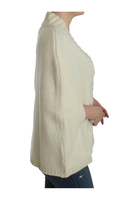 Costume National Women's White knitted cardigan