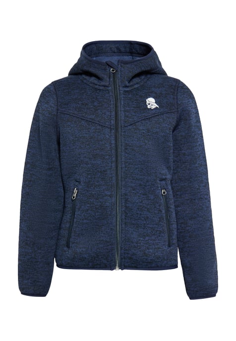 Schmuddelwedda Gebreide fleeceblouse jongens (kinderen) marine gem - Image 1