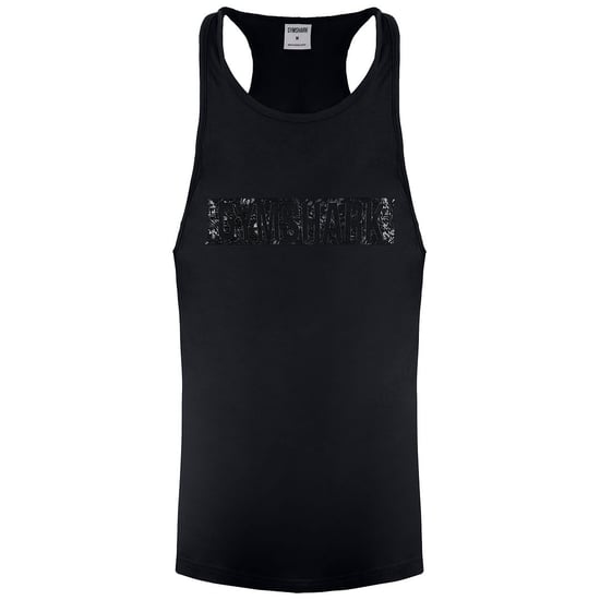 Gymshark GFX Bob Stringer Mens Black Vest - Image 1