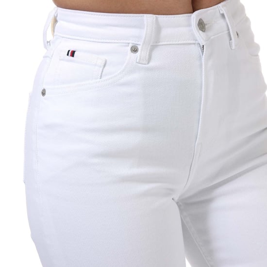 Tommy Hilfiger Klassiska raka jeans för damer i Vit - Image 5