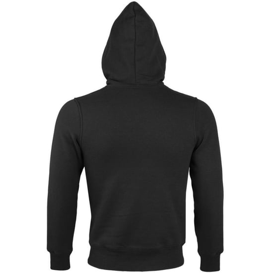 SOLS Sherpa Unisex Zip-Up Hooded Sweatshirt / Hoodie (Black)