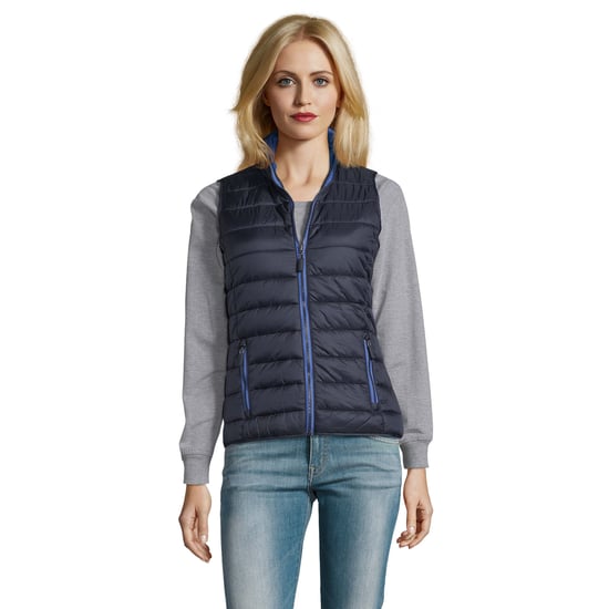 SOLS Dames/Dames Wave Lichtgewicht Bodywarmer (Marine) - Image 1