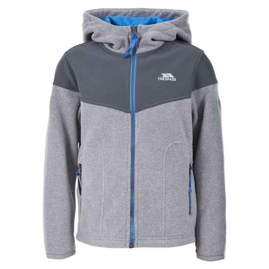 Trespass Childrens Boys Bieber Full Zip Fleece Jacket
