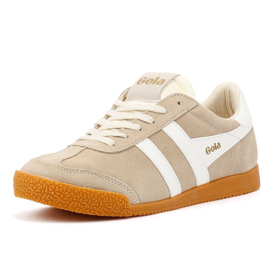 Gola Elan Suede Women's Bone/White Trainers - Image 3
