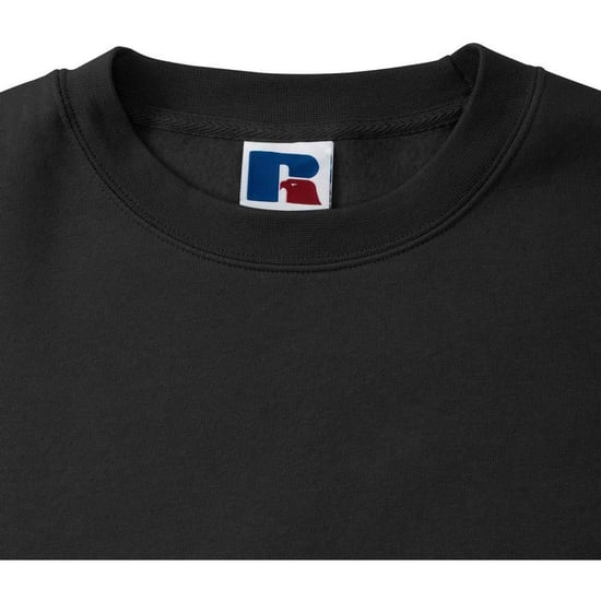 Russell Heren Authentieke Sweatshirt (Slimmer Cut) (Zwart) - Image 4