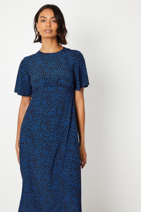 Cobalt Spot Margot Dress
