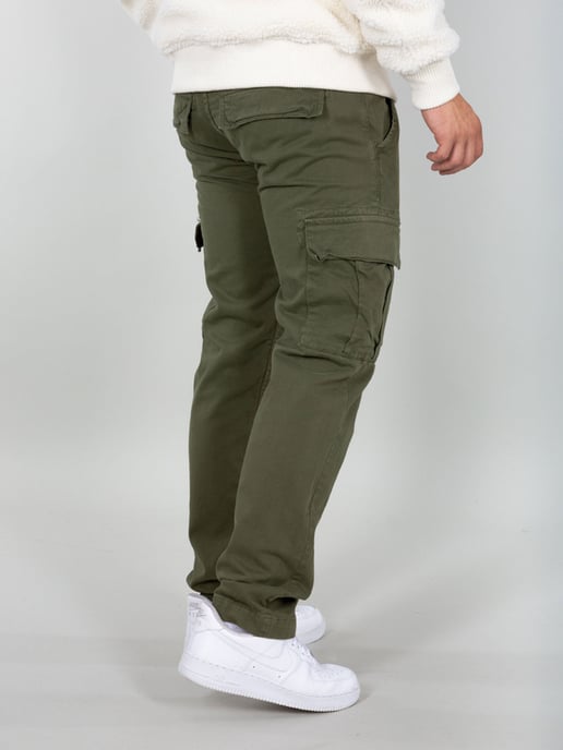 Alpha Industries Men's Agent Slim Cargo Pant in Olive - Image 4