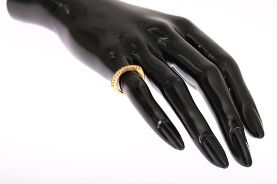 Nialaya Gouden Authentieke Dames Helder CZ Gouden 925 Zilveren Ring - Image 4