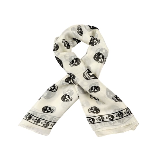 Skull Silk Scarf - Image 1