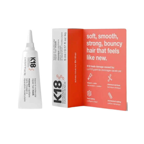 K18 Biomimetic Hairscience Leave In Molecular Repair Hair Mask 5ml - Image 2