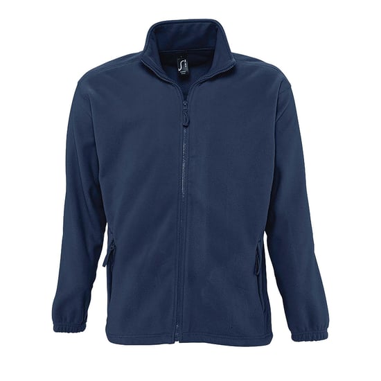 SOLS Mens North Full Zip Outdoor Fleece Jacket (Navy) - Image 1