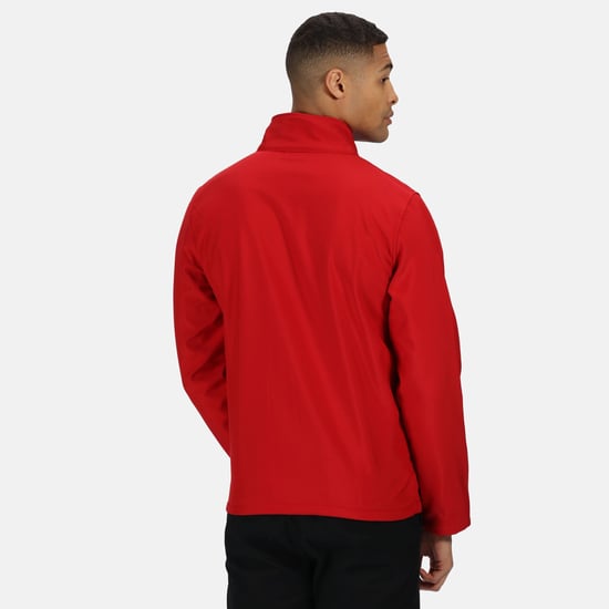Regatta Standout Mens Ablaze Printable Soft Shell Jacket (Classic Red/Black)
