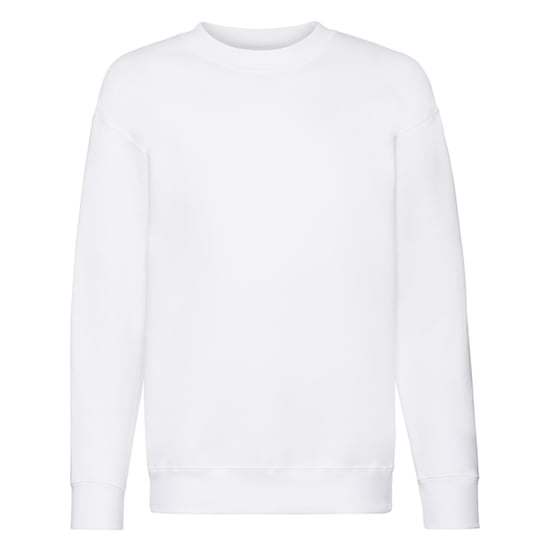 Fruit of the Loom Kinder/Kids Premium Effen Inzet Sweatshirt (Wit) - Image 1