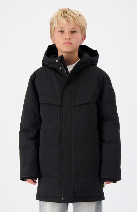 Black Bananas Jr. Parka Plate Jacket, Black
