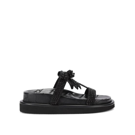 Kurt Geiger London  Orson Crystal Drench Bow Sandals