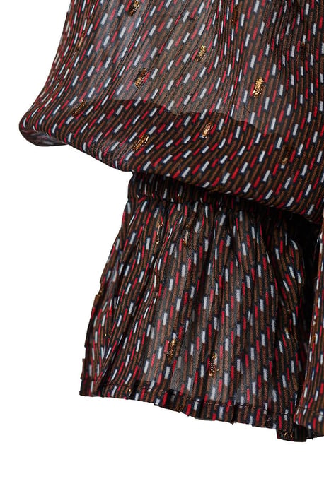 Jackson Print Blouse Brown